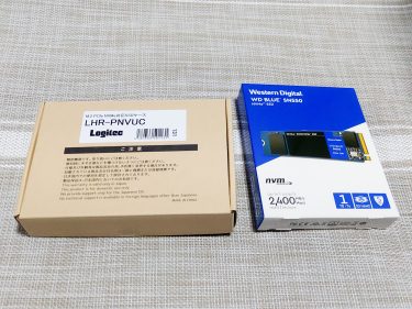 WD Blue™ SN550 NVMe™ SSDとケース取り付け