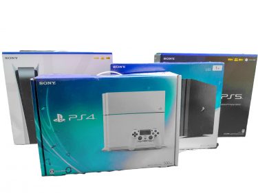 PS5開封-外箱＆本体のディテール PS4と比較-