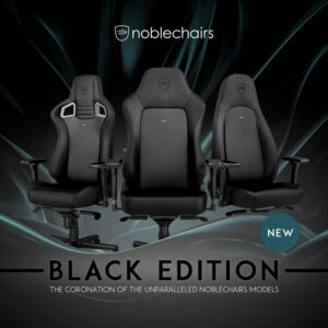 noblechairsゲーミングチェア「BLACK EDITION」発売
